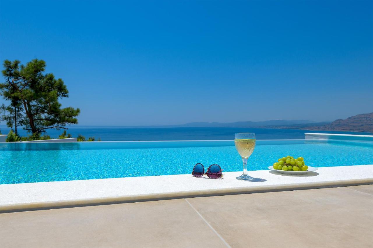 Villa Dione In Pefkos, Lindos Area 外观 照片