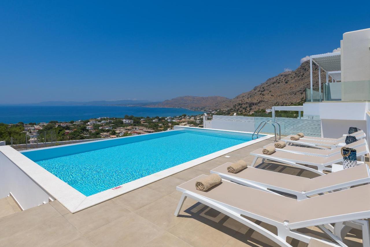 Villa Dione In Pefkos, Lindos Area 外观 照片